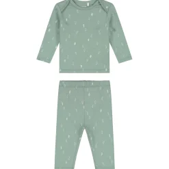 Prénatal baby pyjama bladeren multi