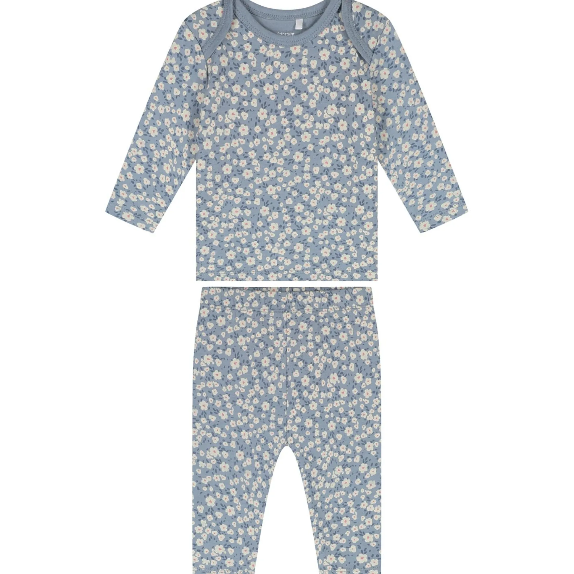 Prénatal baby pyjama bloem blauw