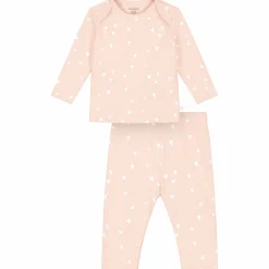 Prénatal baby pyjama hartjes roze