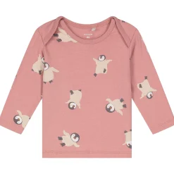 Prénatal baby pyjama pinquin roze