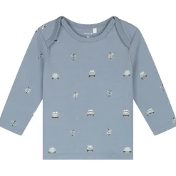 Prénatal baby pyjama retro auto blauw