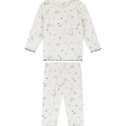Prénatal baby pyjama romantische rib wit