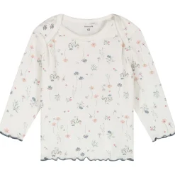 Prénatal baby pyjama romantische rib wit