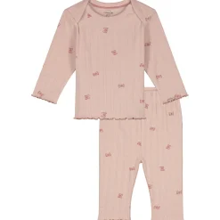 Prénatal baby pyjama vlinder roze