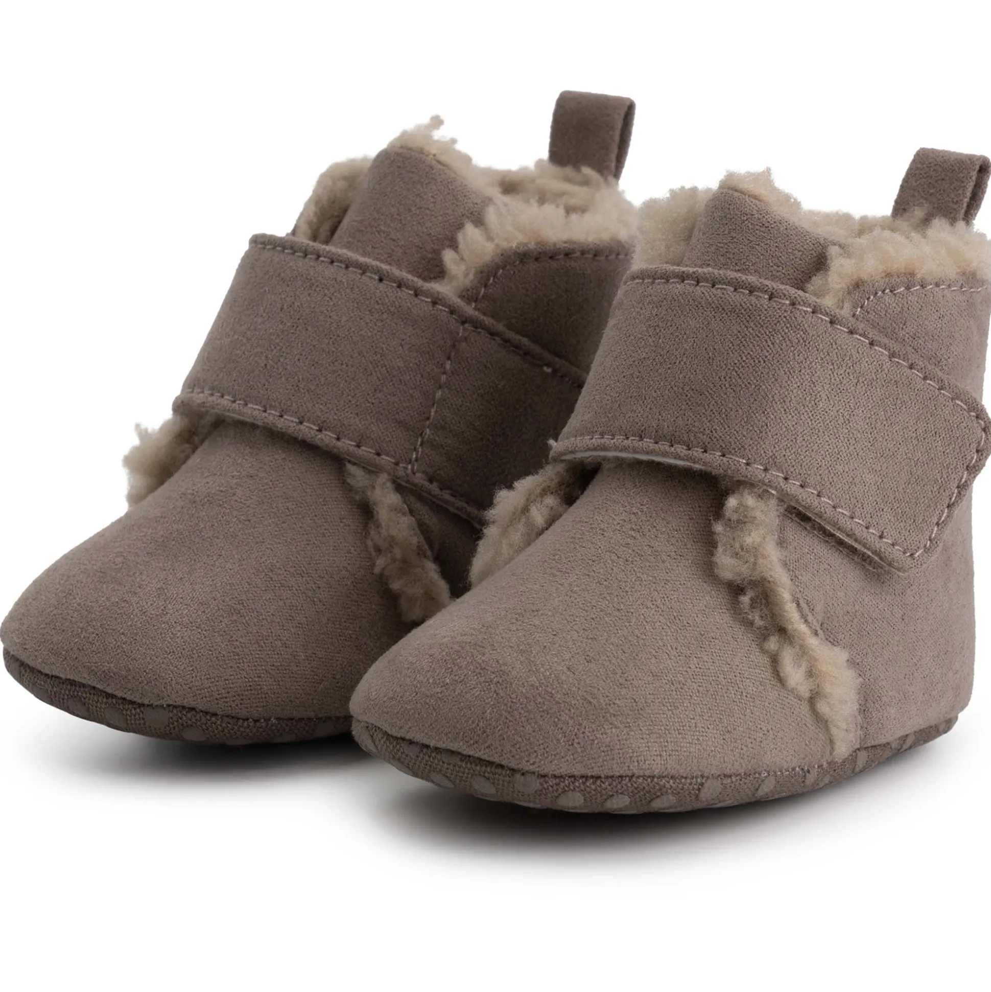 Prénatal baby schoenen taupe