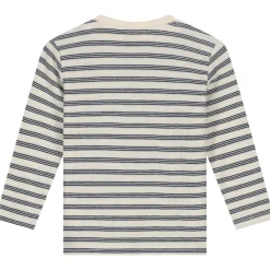 Prénatal baby shirt 2 stuks lange mouwen strepen blauw