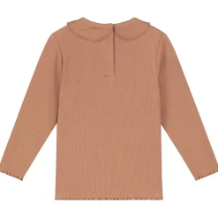 Prénatal baby shirt lange mouwen effen bruin