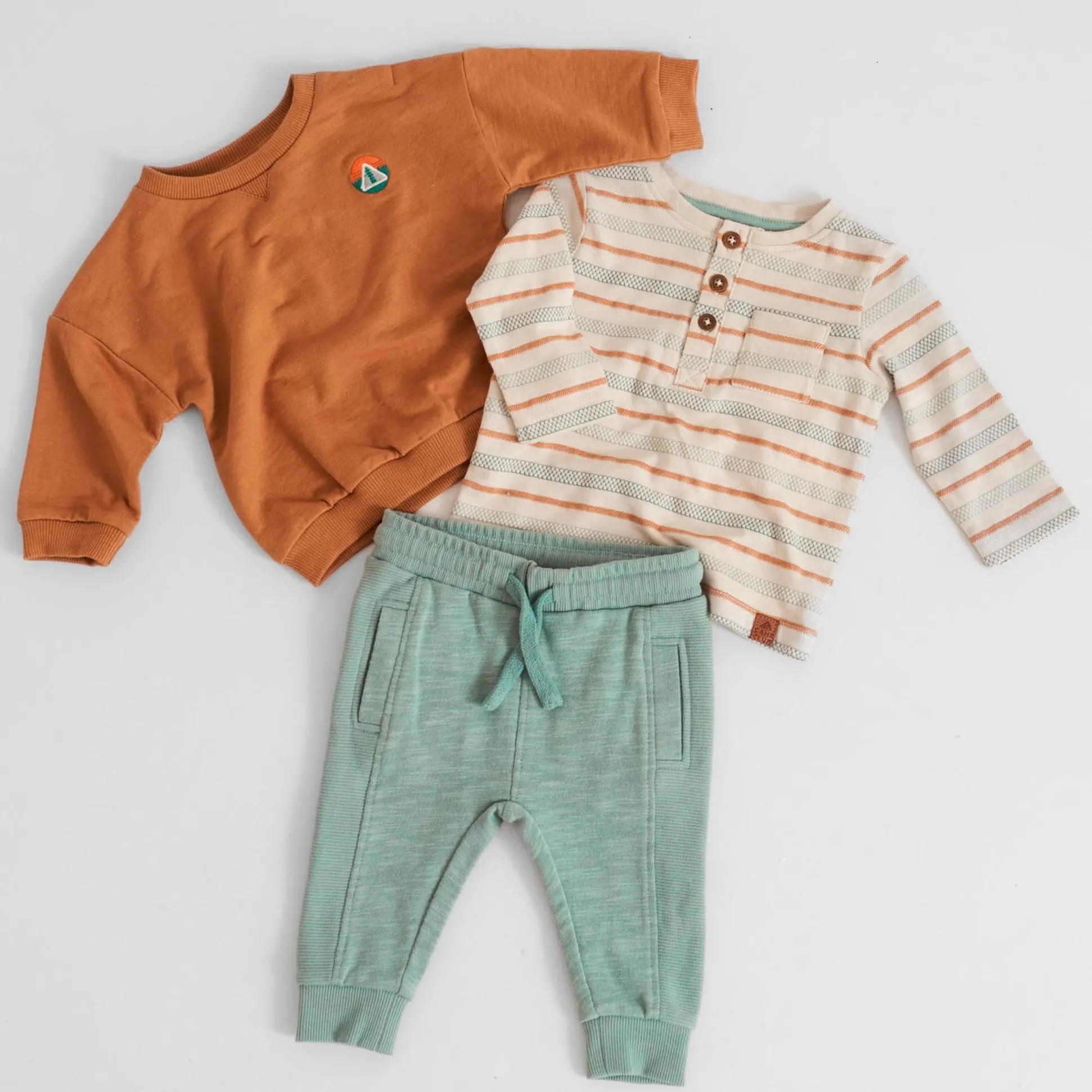 Prénatal baby shirt lange mouwen strepen multi