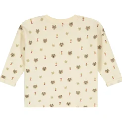 Prénatal baby shirt lange mouwen printopdruk beige