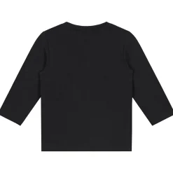 Prénatal baby shirt lange mouwen effen zwart