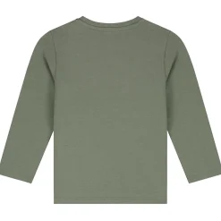 Prénatal baby shirt lange mouwen tekst groen