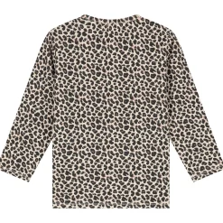 Prénatal baby shirt lange mouwen panterprint beige
