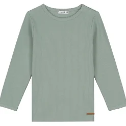 Prénatal baby shirt lange mouwen effen groen