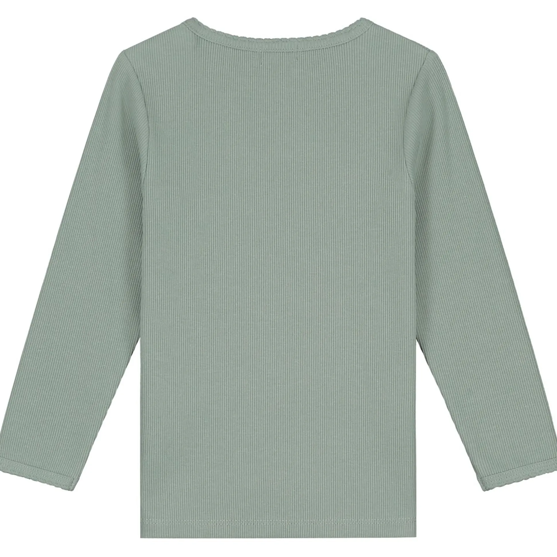 Prénatal baby shirt lange mouwen effen groen
