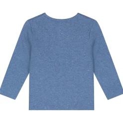 Prénatal baby shirt lange mouwen effen blauw