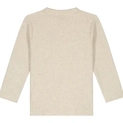 Prénatal baby shirt lange mouwen effen bruin