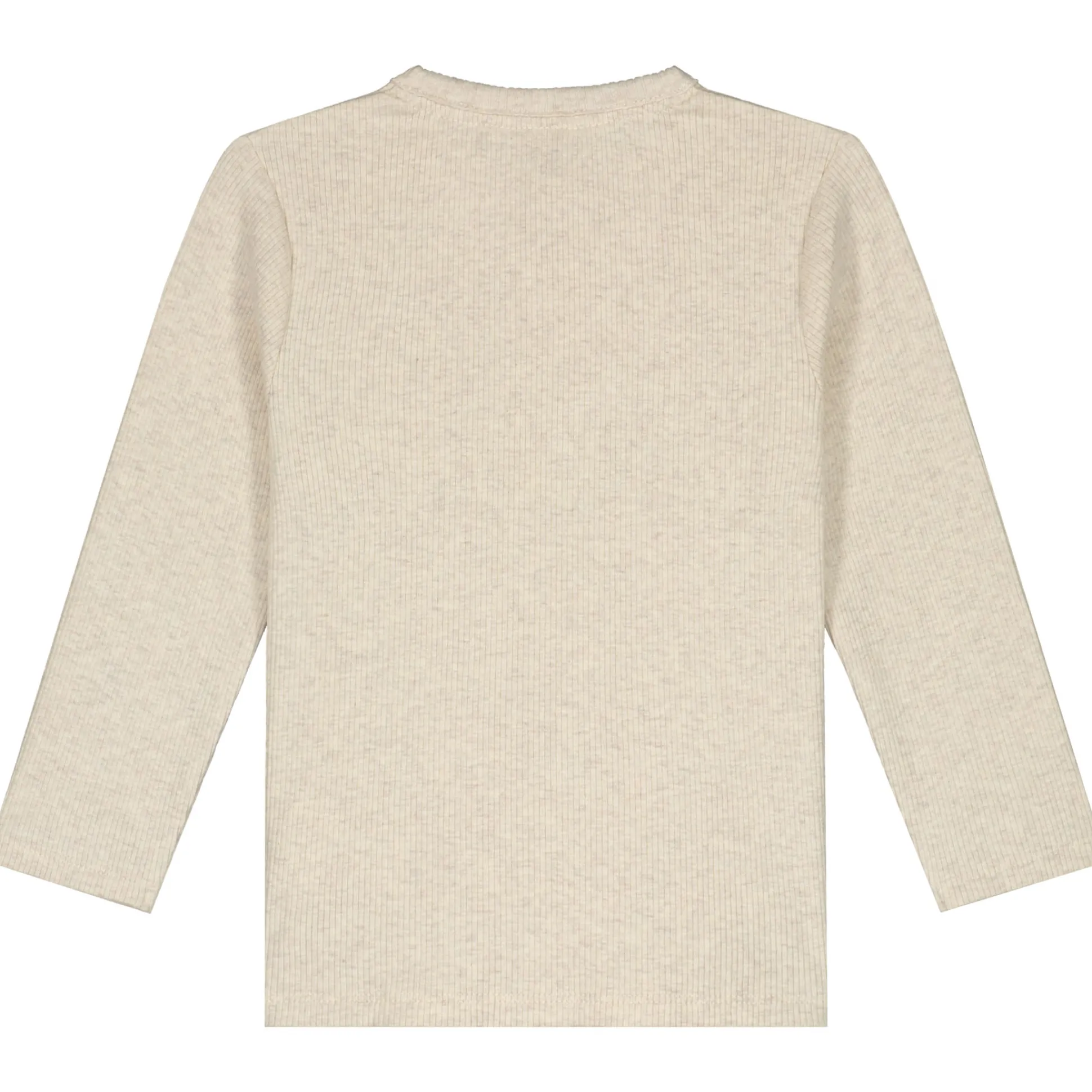 Prénatal baby shirt lange mouwen effen bruin