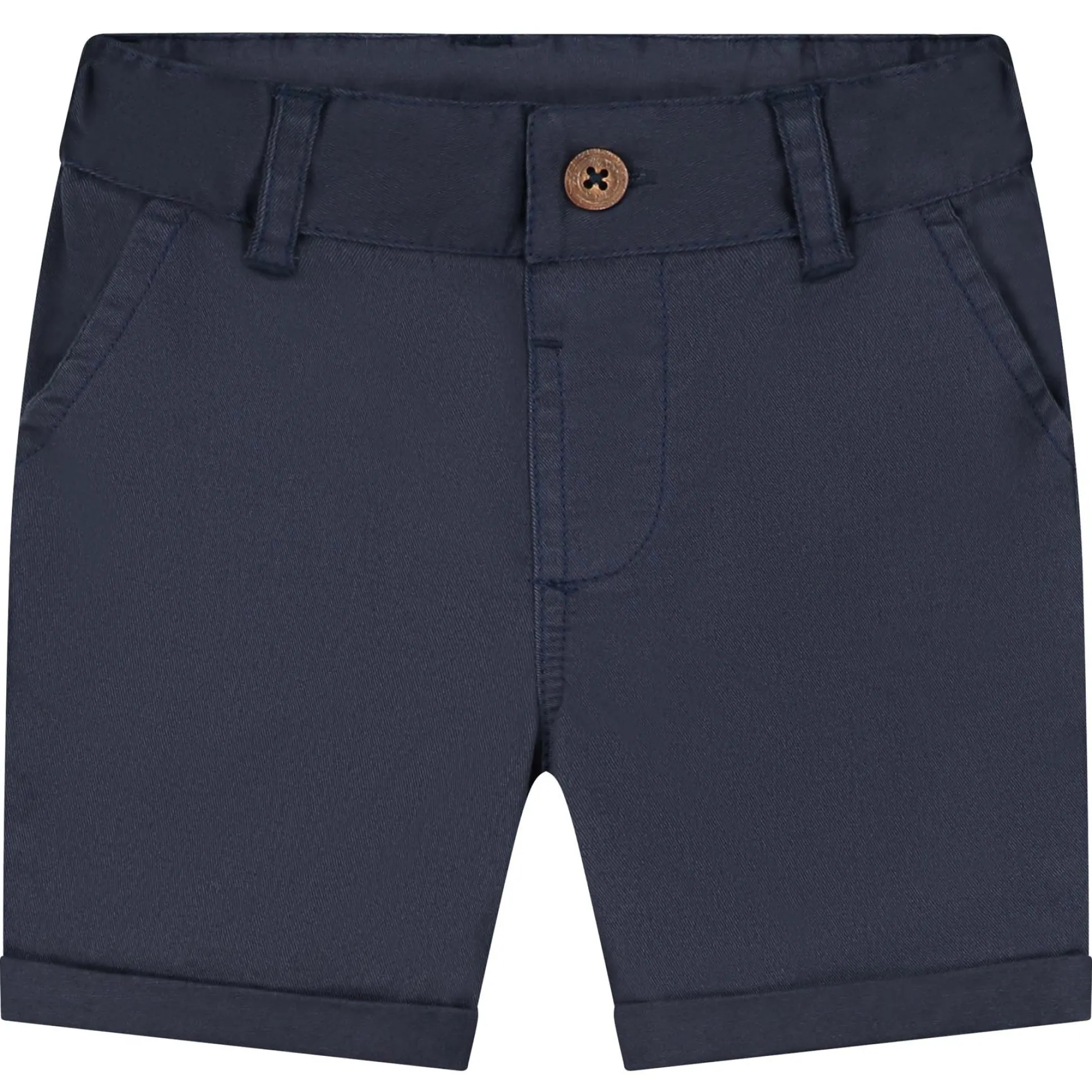 Prénatal baby short effen blauw