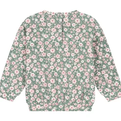 Prénatal baby sweater lange mouwen bloemen multi