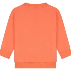 Prénatal baby sweater lange mouwen effen oranje