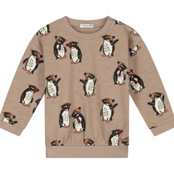 Prénatal baby sweater lange mouwen dierenprint multi