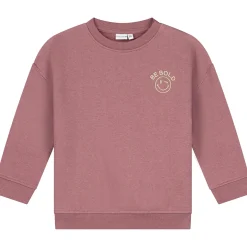 Prénatal baby sweater lange mouwen printopdruk paars