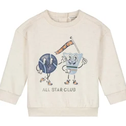 Prénatal baby sweater lange mouwen printopdruk multi