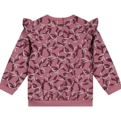 Prénatal baby sweater lange mouwen all over print roze