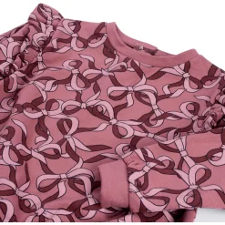 Prénatal baby sweater lange mouwen all over print roze