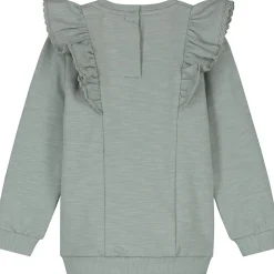 Prénatal baby sweater lange mouwen effen groen