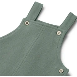 Prénatal baby tuinbroek effen groen