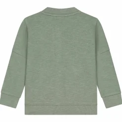 Prénatal baby vest lange mouwen tekst groen