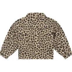 Prénatal baby zomerjas lange mouwen dierenprint bruin