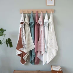 Prénatal badcape badstof groen