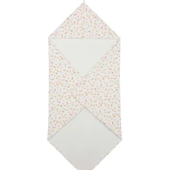 Prénatal badcape Bloem roze