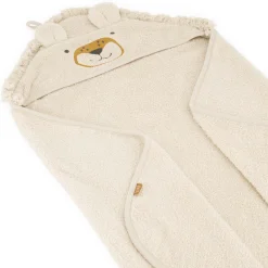 Prénatal badcape leeuw wit