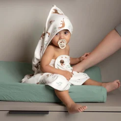 Prénatal badcape Savanne wit