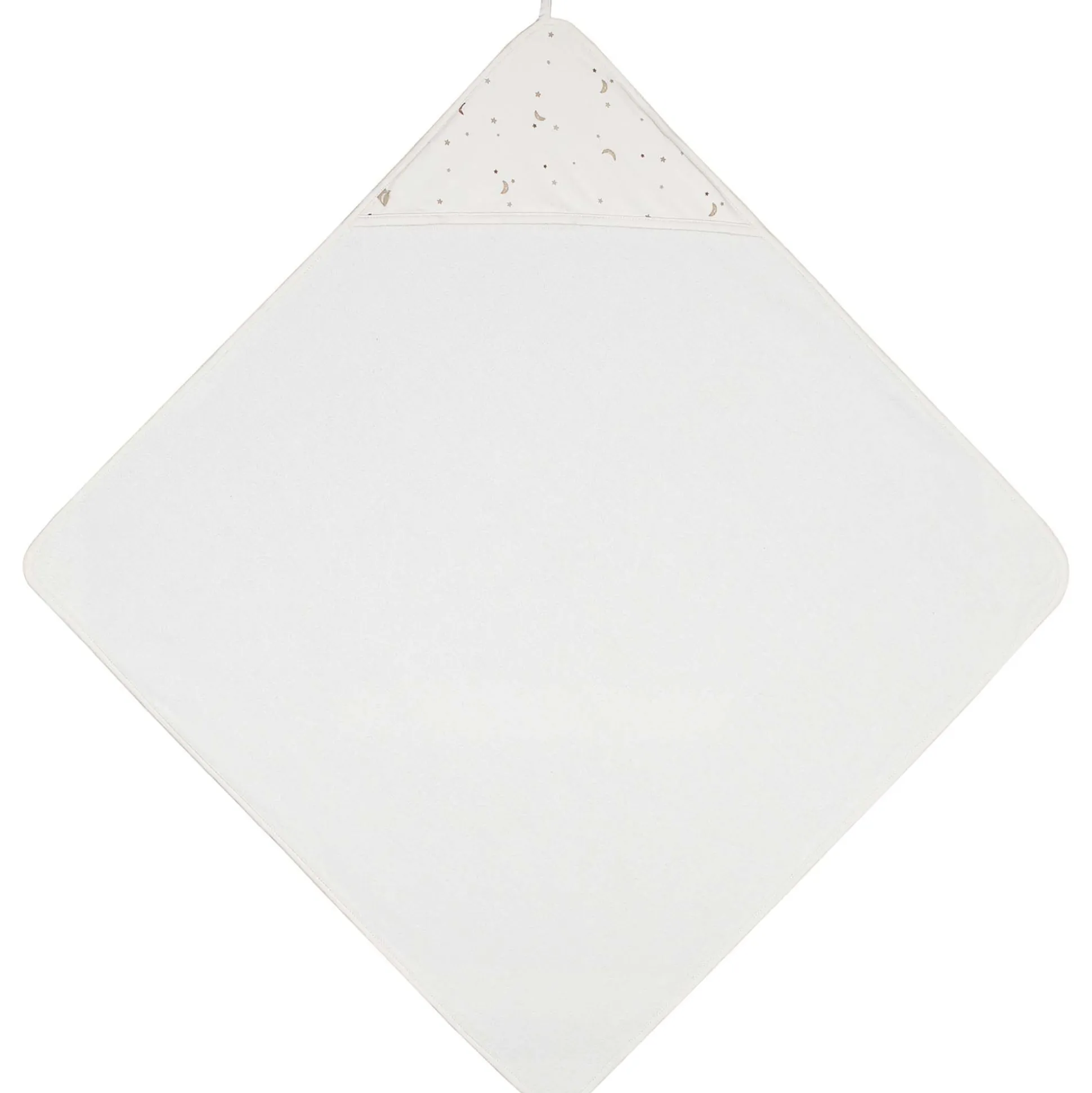 Prénatal badcape Ster en Maan wit