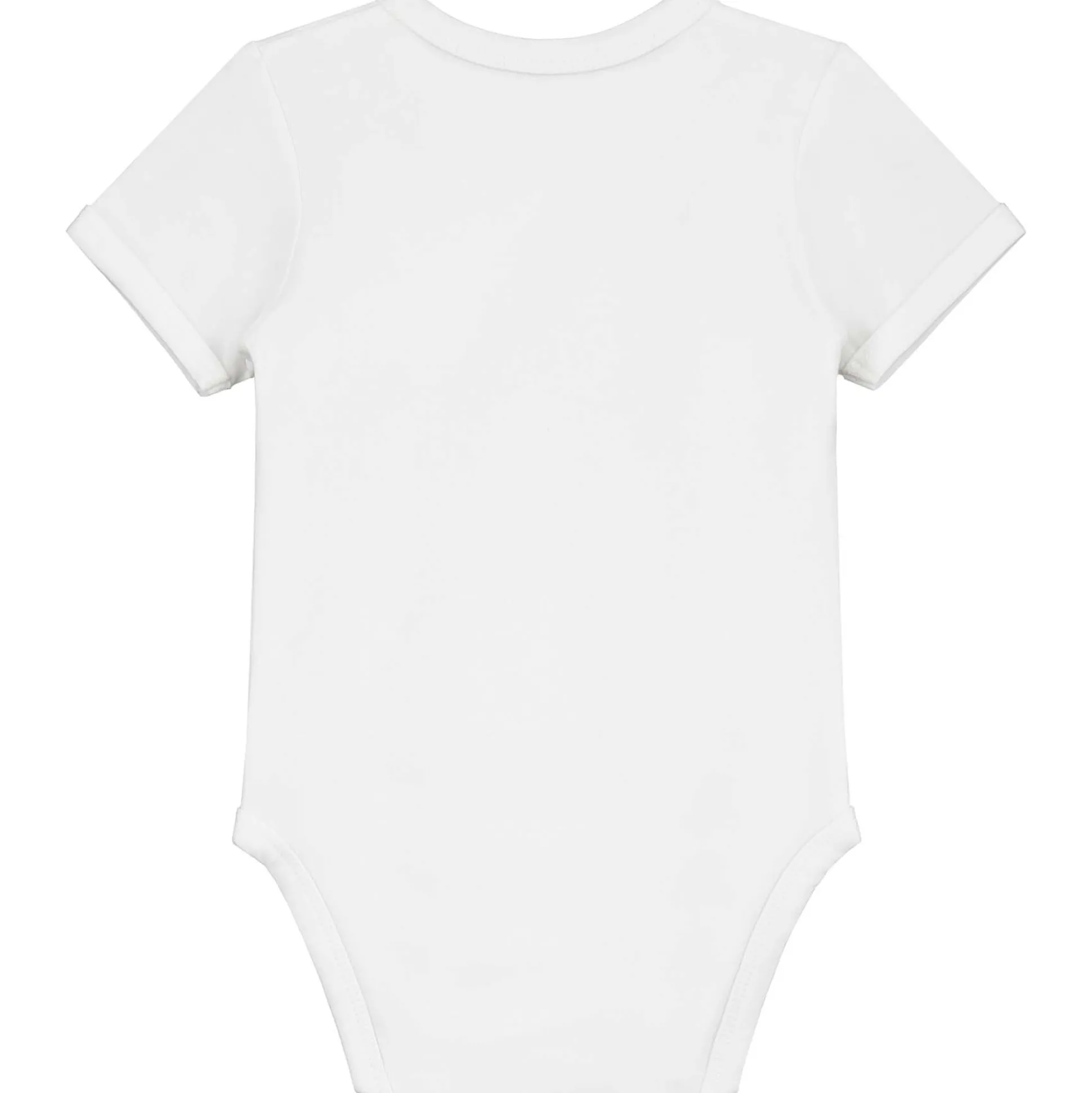 Prénatal basis overslagromper 2-pack korte mouwen effen wit