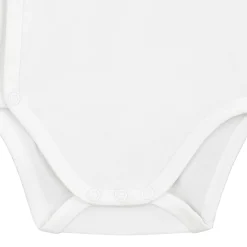 Prénatal basis overslagromper 2-pack korte mouwen effen wit