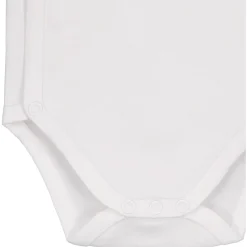 Prénatal basis overslagromper korte mouwen effen wit