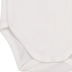 Prénatal basis overslagromper lange mouwen effen wit