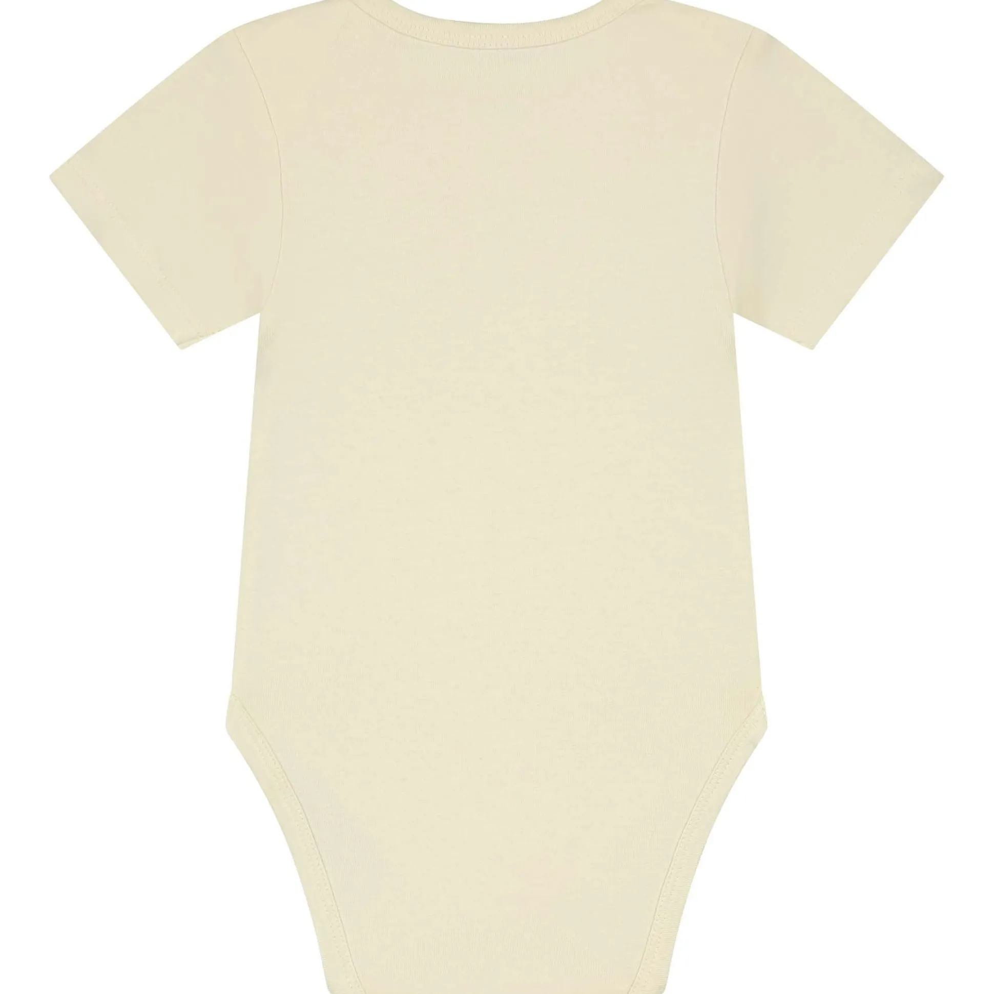 Prénatal basis romper korte mouwen effen beige