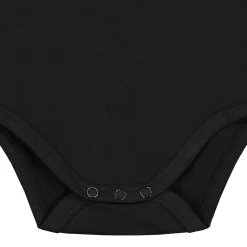 Prénatal basis romper korte mouwen effen zwart