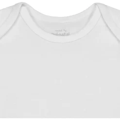 Prénatal basis romper lange mouwen effen wit