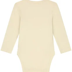 Prénatal basis romper lange mouwen effen beige