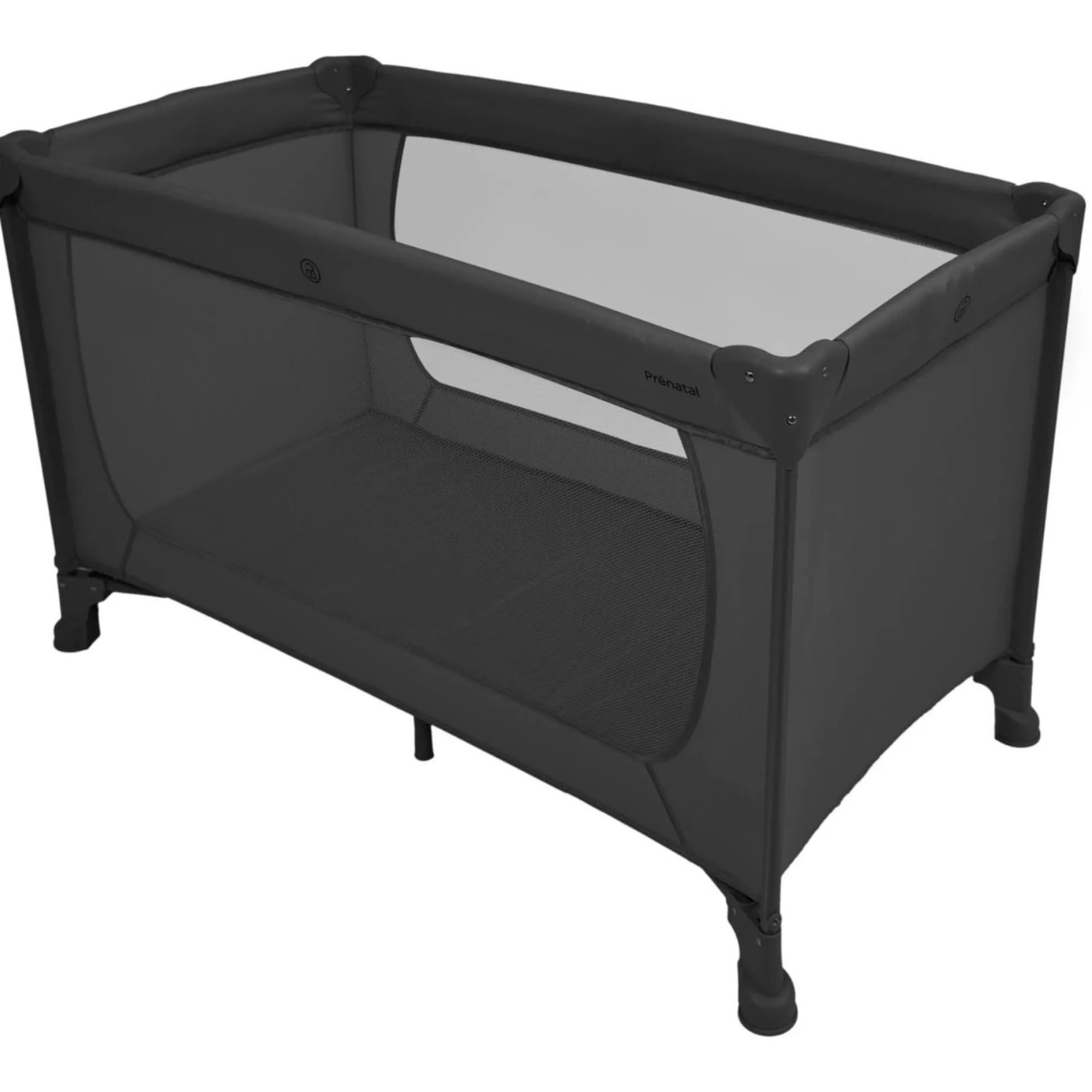 Prénatal campingbed Evi black met matras & matrashoes