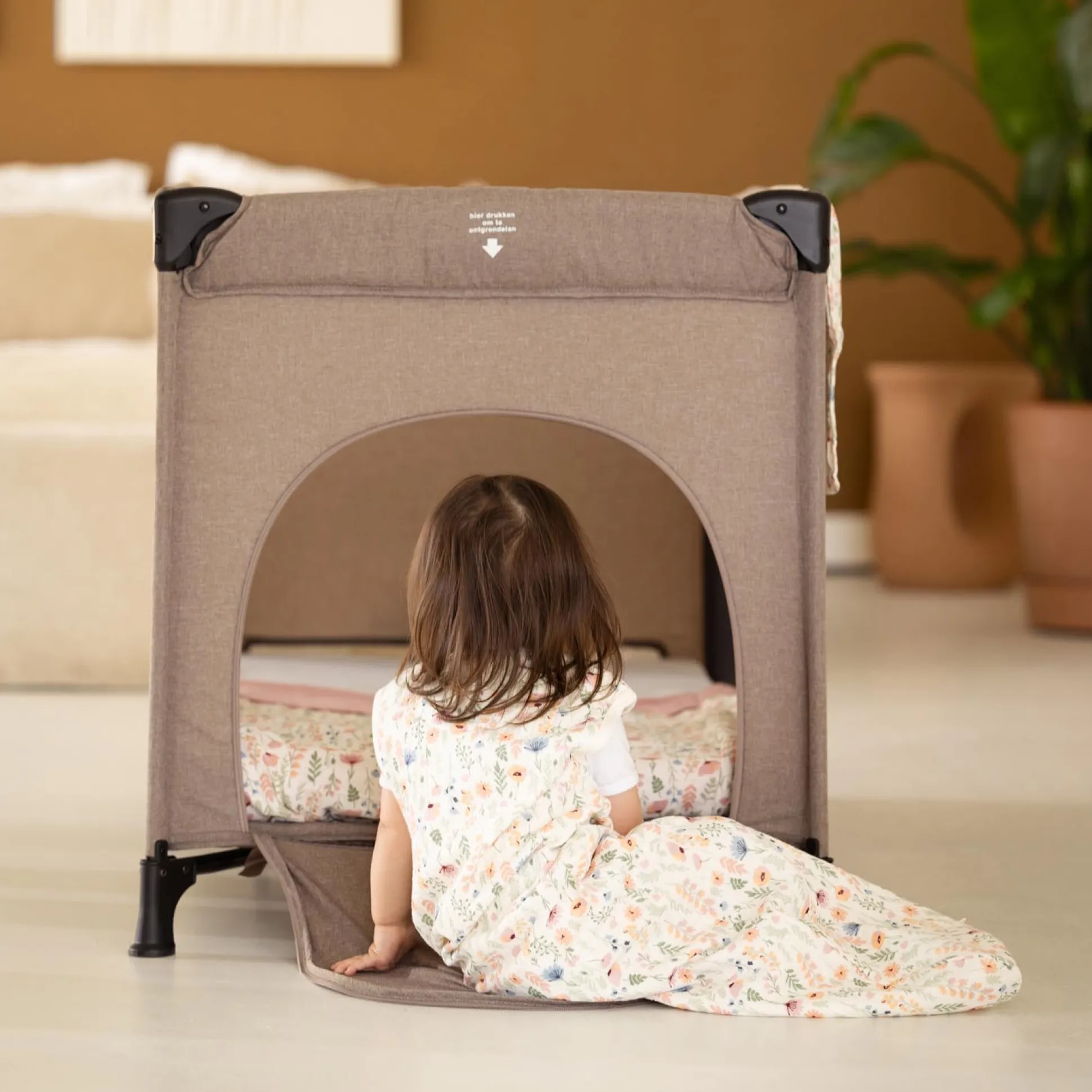 Prénatal campingbed Sinne Taupebrown