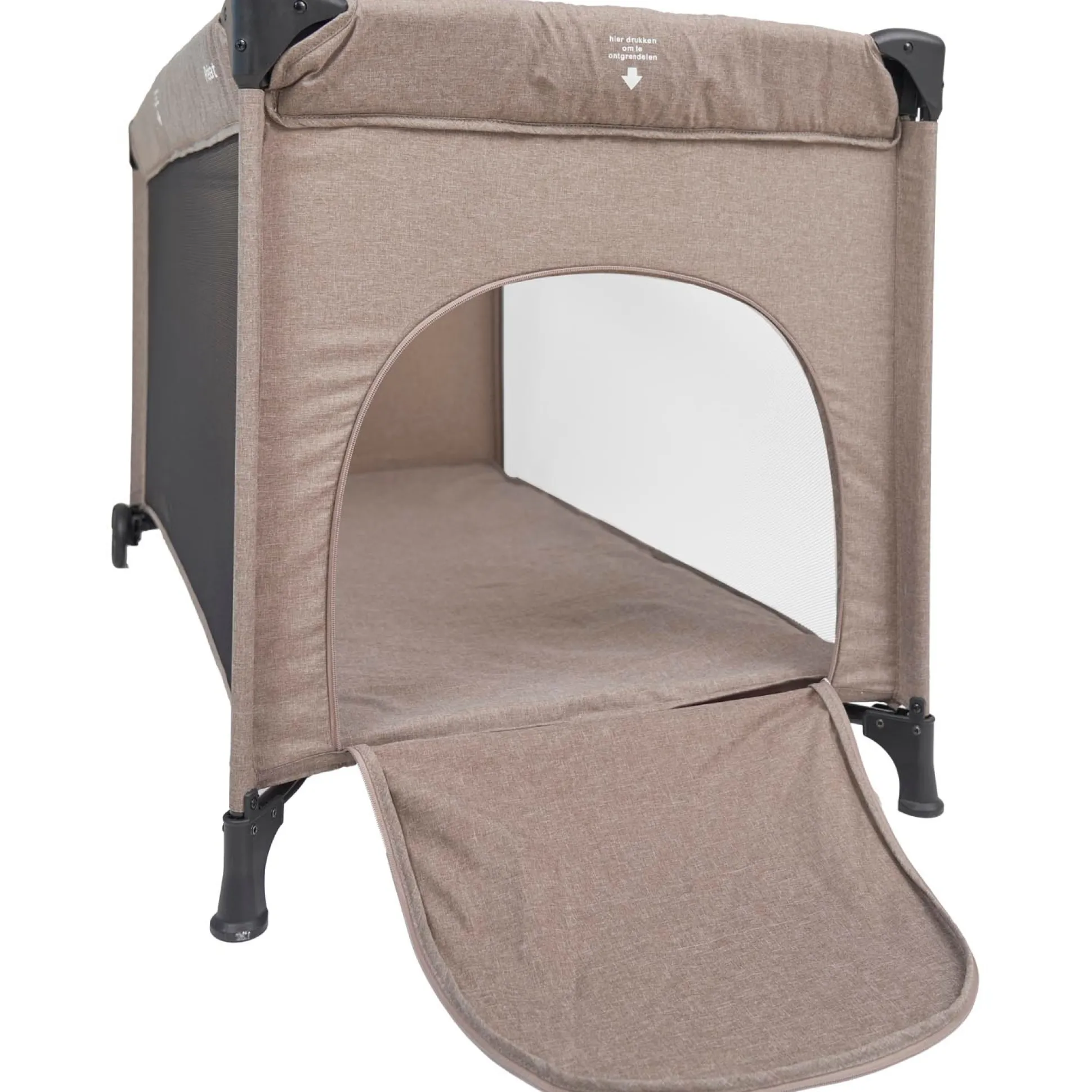 Prénatal campingbed Sinne Taupebrown