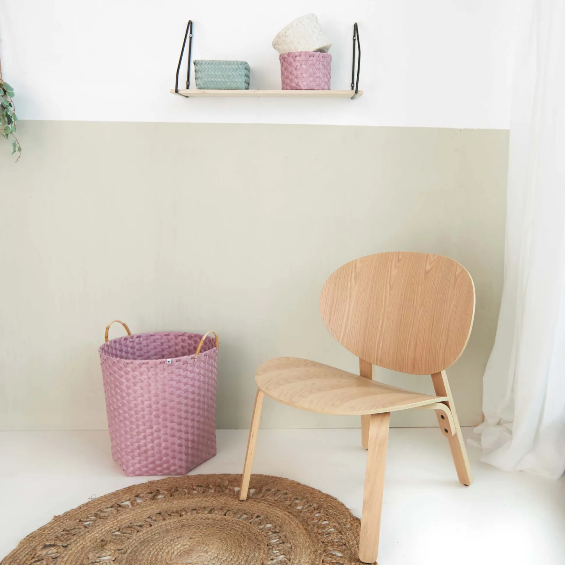 Prénatal commode/cadeaumand roze